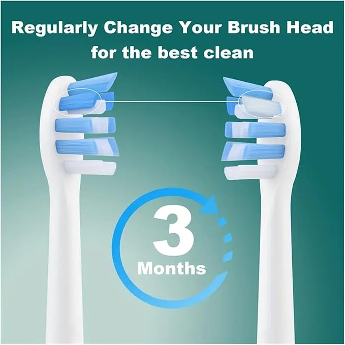 4-16pcs Toothbrush Heads Compatible for Electric(8pcs)