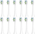 Compatible for 8-18pcs Toothbrush Replacement Heads Soft(12PCS Orange)