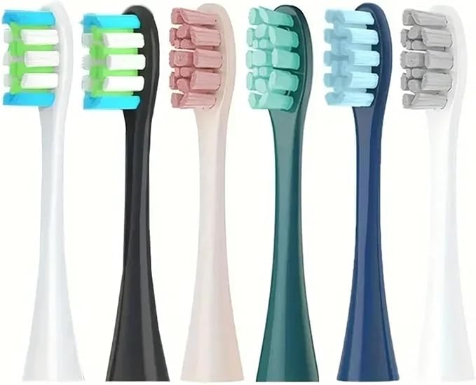 Replacement Brush Heads Compatible for Oclean X/X PRO/ Z1/ F1/ One/Air 2 /SE Sonic Electric Toothbrush Head Soft Bristle Nozzles(16 WGreen)