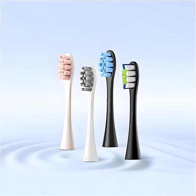 3/6Pcs Electric Toothbrush Brush HeadsCompatible for Oclean X Pro Elite Flow Z1 X10 E1 Air 2 All Series Smart Sonic(6pcs)