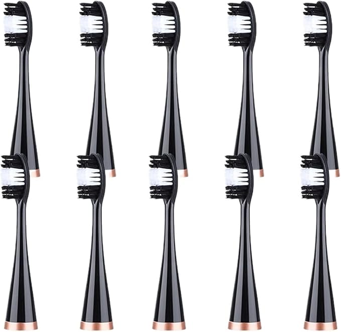 20pcs/lot Ultrasonic Electric Toothbrush Heads Replacement Brush Compatible for Whitening Teeth(Black)