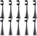 20pcs/lot Ultrasonic Electric Toothbrush Heads Replacement Brush Compatible for Whitening Teeth(Black)