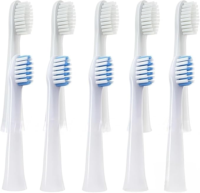 Electric Toothbrush Heads Compatible with Panasonic WEW0972 DM71/DM81/DM712/DML1/DM31/DM711/PDM7B Replacement Brush Heads(10PCS Mix)
