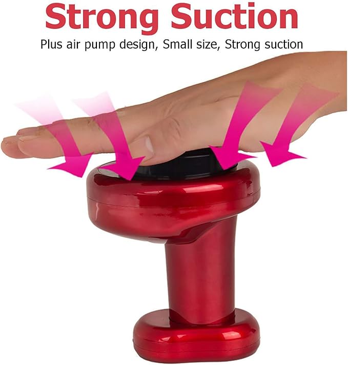 Electric Back MassagerElectric Body Guasha Scraping Negative Pressure Neck Massage Soft Tissue Gua Sha Scraping Massage