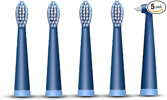 GENERIC AG..ARO Cosmic Lite Refill Pack 4+1 pcs Nylon Bristles Washable Blue