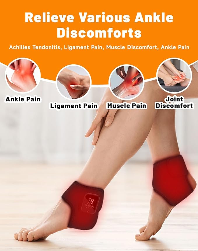 Massager 2026 Foot Relief Massager Portable Feet Relieve Machine Foot Massager for Neuropathy 3 Massage Modes 3 Heat Level Rechargeable Just 15 Minutes a Day (1PCS)