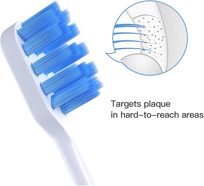 4/10Pcs/Set Compatible ForXiaomi Mijia T300/T500 Replacement Brush Heads Electric Toothbrush Protect Soft Nozzles Bristle(4Green)