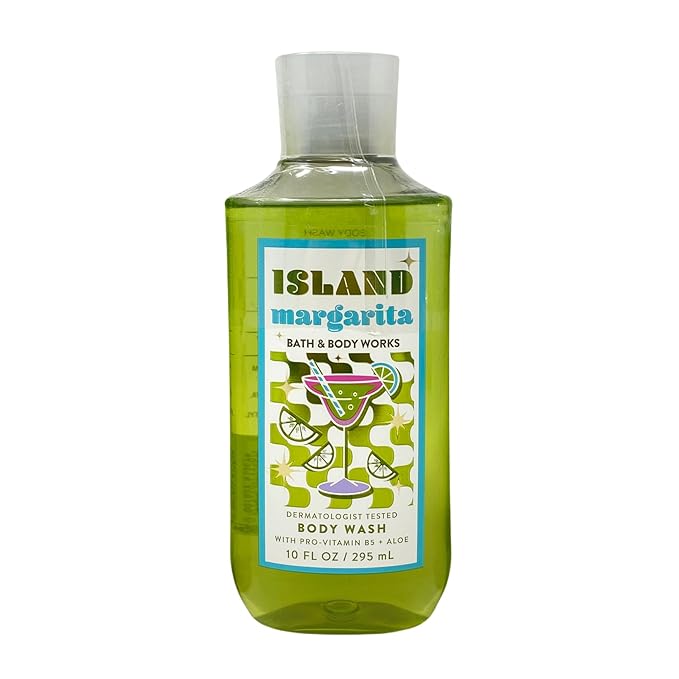 Bath &amp Body Works Island Margarita 3 Body Washes with a Perfectly Peeled Bar Soap