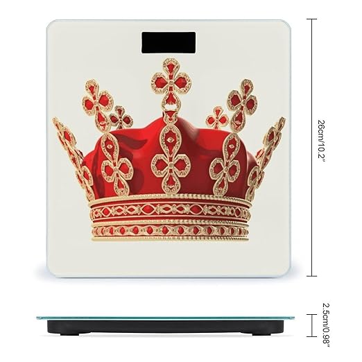 Red Crown Scale for Body Weight Smart Scales Digital Bathroom Scale High Precision Weighing Scales with Large Display Weighing Machine for People