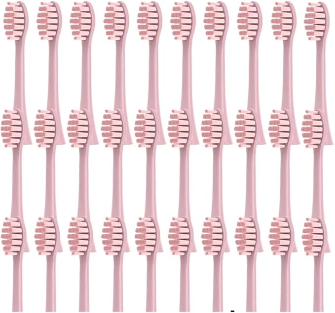 20/50/100 Pieces Toothbrush Heads Compatible for Apiyoo P7/Y8/SVP/Moon Electric Heads Vacuum Bristle Nozzle(100Pink)