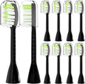 10Pack Toothbrush Replacement HeadsCompatible with HY1200/06 BD1003/AZ(M8PRO)