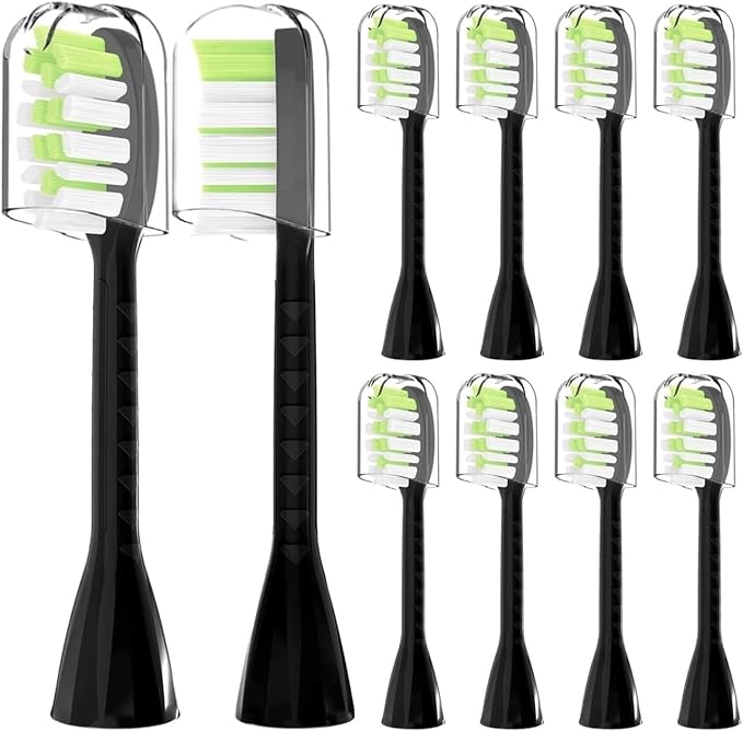 10Pack Toothbrush Replacement HeadsCompatible with HY1200/06 BD1003/AZ(M8PRO)