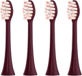 Compatible for FLYCO FT7105/FT7106/FT7108/FT7205/TH01 Electric Toothbrush Replacement Heads Soft Bristle Nozzles4-16pcs(4 Brown)