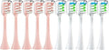 Replacement Brush Heads Compatible for X3 X5 V1 X3U 5-10pcs Bristle Electric Toothbrush Sealed Packed(5white 5pink)