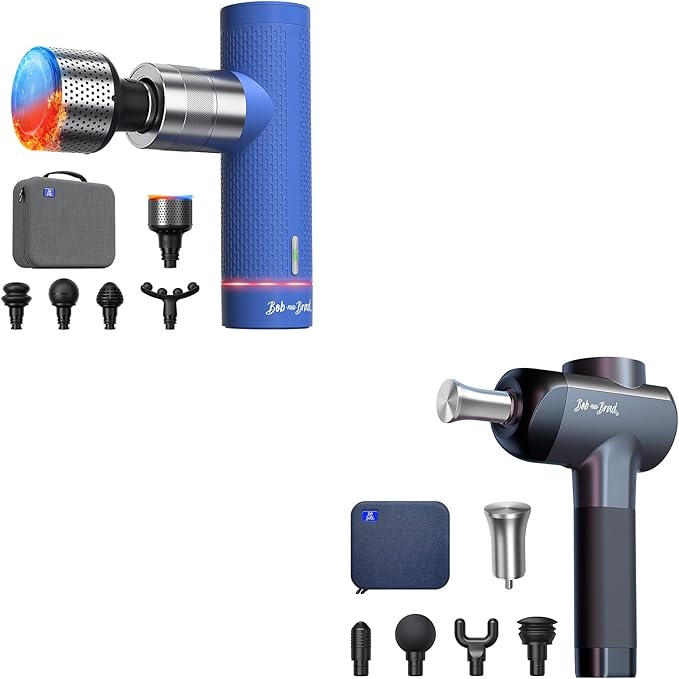 BOB AND BRAD X6 Pro Massage Gun and A7 Pro Massage Gun with Heat and Cold Therapy