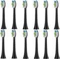 Replacement Brush Head Compatible for PH Electric Toothbrush(12pcs Black)