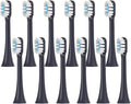 for T501 Replacement Toothbrush Heads Electric Vacuum Soft Bristle Brush 4/8/12/16PCS(T501 black-12pcs)