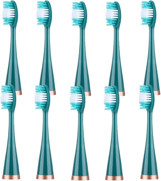20pcs/lot Ultrasonic Electric Toothbrush Heads Replacement Brush Compatible for Whitening Teeth(Green)