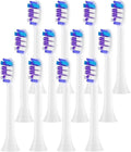 12pcs Replacement Toothbrush Heads Compatible for Soft Electric Brush Head 4100 6500 6100 7500 5(12PCS Purple)