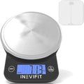 INEVIFIT Bathroom Scale &amp Digital Kitchen Scale Fitness Bundle Complete Body Composition and Nutrition Tracking Solution with Batteries Included