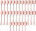 30/50PCS Vacuum Brush Compatible for Oclean X PRO/ Z1/ F1/ One/Air 2 /SE Replacement Head Toothbrush Nozzles Soft Bristle(30Pink)