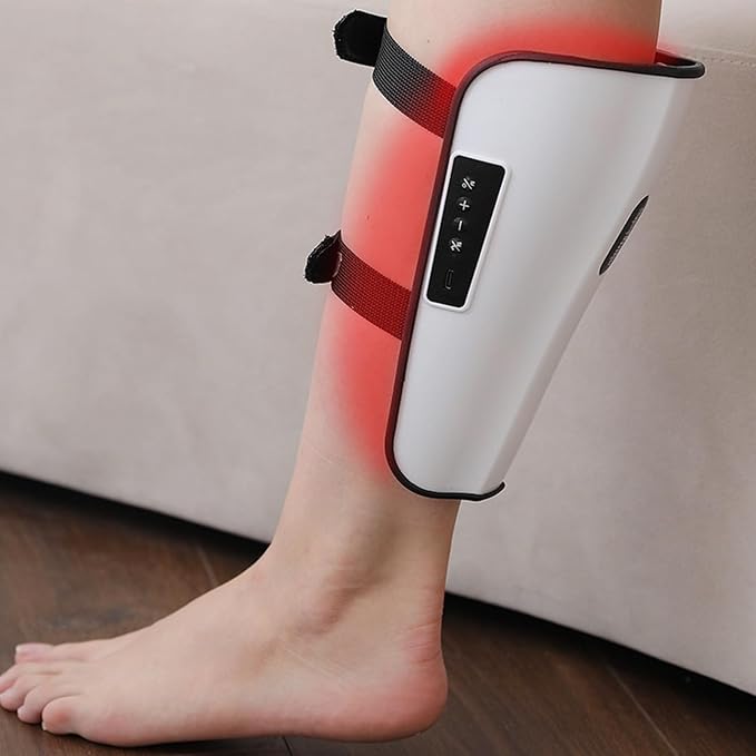 Jiawu Leg Massager for Circulation Calf Massager with 15 Helpful for Pain Relief Edema and Muscles Relaxation Gift for Wife Parents Friends