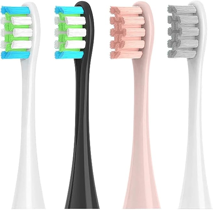 4/12PCSCompatible for Toothbrush Head for X/X Pro/Z1/F1/One/Air 2/SE Electric Sonic(4PCS-White)