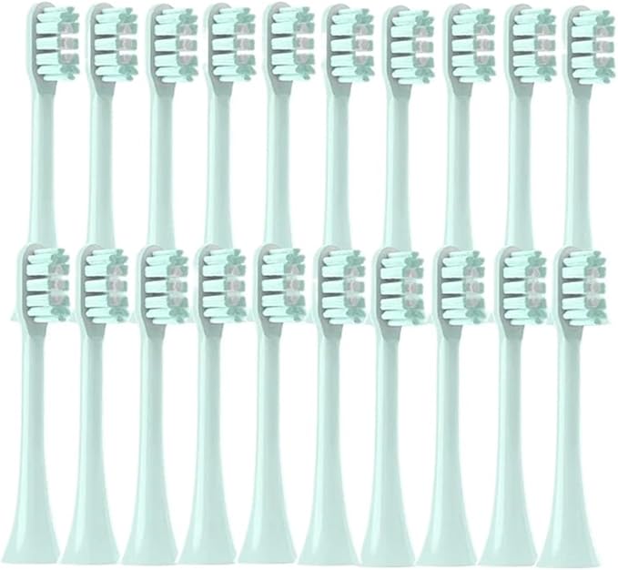 Wholesale Copper Free 20/50/100PCS Replacement Brush HeadCompatible for X3/U/X5 Caps Soft Clean Vacuum Nozzles(50MintGreen)