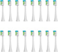 16pcs Toothbrush Head Compatible for SOUNESS Electric SN903/SNK01/SN601/SN801/ST903/ST901/ST905/ST802/SN-P1(16white Whitening)