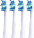 4 Pcs Replacement Brush Heads Compatible for HiLink Lebooo Electric Toothbrush Head Teeth Cleaner and Plaque Removal with Dust Cover(White)