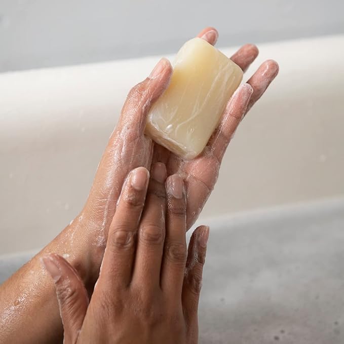 ATTITUDE Bath and Shower Body Soap Bar EWG Verified Plastic-free Plant and Mineral-Based Ingredients Vegan and Cruelty-free Personal Care Products Orange Cardamom 4 Ounces (Pack of 3)