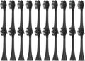 20/50/100 Pieces Toothbrush Heads Compatible for Apiyoo P7/Y8/SVP/Moon Electric Heads Vacuum Bristle Nozzle(20SolidBlack)