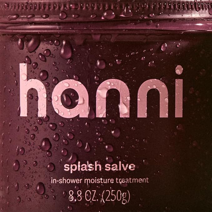 HANNI Splash Salve Body Mask In-Shower Moisturizer with Coconut Jojoba Shea Butter &amp Glycerin Deep Conditioning for All Skin Types 250 mL / 8.8 oz (Pack of 2)