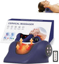 Heated Neck Stretcher for Pain ReliefCervical Traction Device3 Vibration Modes Portable Wireless Neck and Shoulder Relaxer Hump Corrector Pillow for TMJ Pain Relief and Cervical Spine Alignment