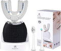 Electric Toothbrush for Adults360 Degree Cleaning Sonic Toothbrush U Shaped Tooth Brush has 23760 Nylon Bristles Sonic Automatic with 3 Modes Standard Fast Ultra Fast(Black)