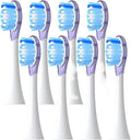 8 Pcs Replacement Brush HeadsCompatible for Philip Diamond Series HX6064 HX6930 HX6730 Electric Toothbrush Vacuum Nozzle A3(8 Purple A3)
