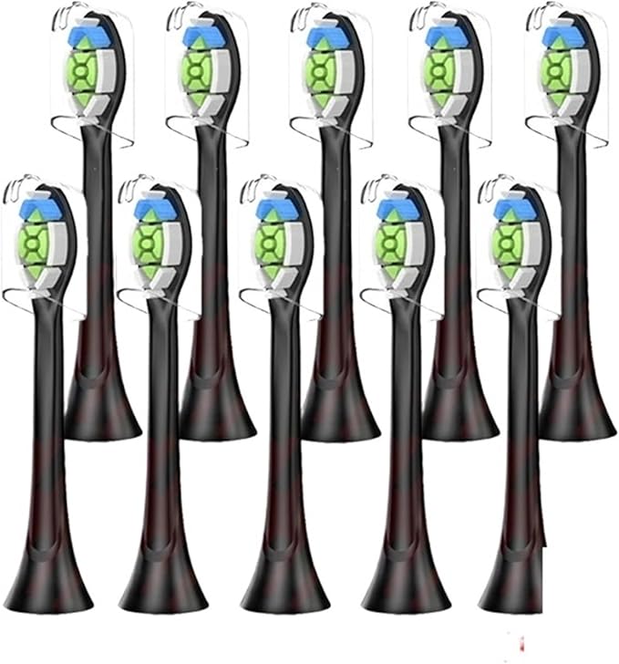 Replacement Brush HeadsCompatible for HX3226/HX3216/HX6930/HX6730/HX6530/HX9093/HX9360 Electric Toothbrush(Beige)