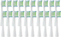 20PCS Replacement Brush Heads Compatible for Oclean Flow/X PRO Elite/X/One/Z1/F1Electric ToothbrushVacuum Sealed Bristle Heads(20 pcs White)