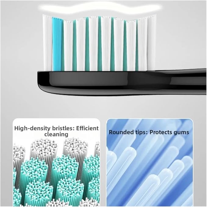 16 Pcs Toothbrush Replacement Heads Compatible for HX3/HX6/HX9 Series Soft-Bristle Tooth Brush Head(16pcs White)