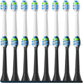 8-16Pack Replacement Toothbrush Heads Compatible with Philips Sonicare Electric Tooth Brush Refill(8White 8Black)