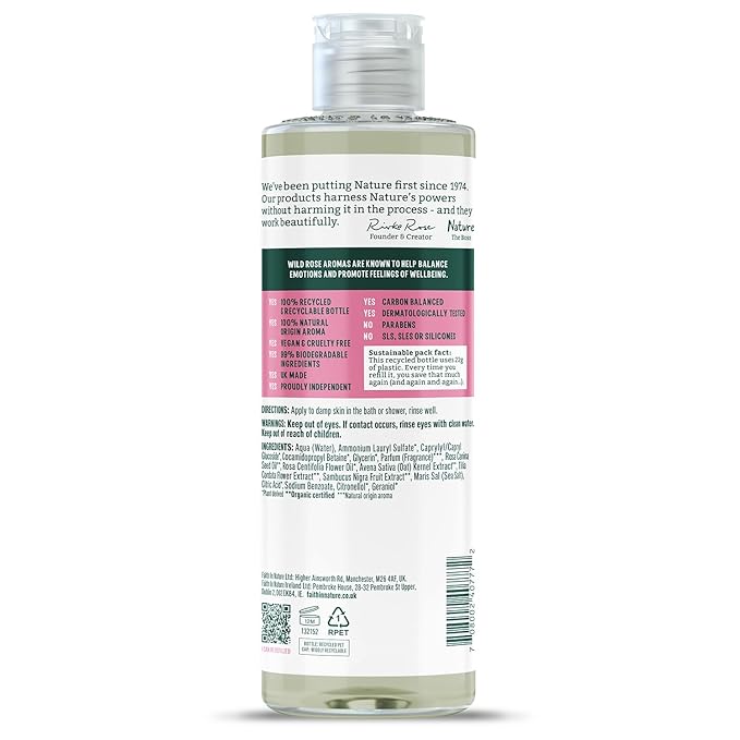 Faith in Nature Wild Rose Bodywash 400ml
