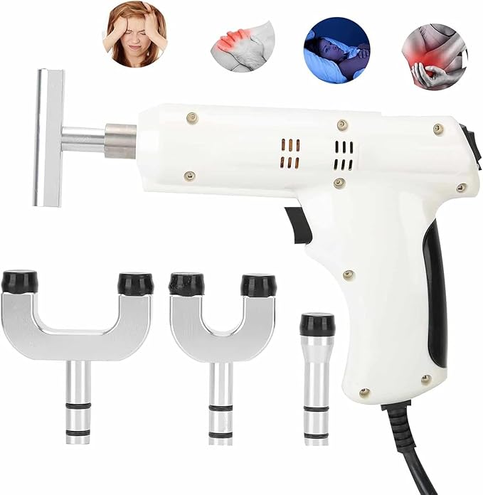 Electric Spine Chiropractor Chiropractic Adjusting Tool Massage Machine Portable Massager for Men Women Adjust Vertebration and Thoracic Scoliosis