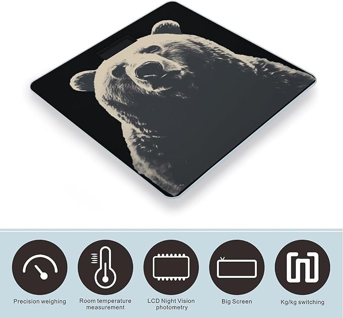 Bear Weight Scale Digital Scale for Body Weight Bathroom Scales for Home Office style
