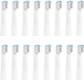 Compatible ForRealme N1 N2 RTX2103 SN301 Electric Toothbrush Replacement Heads Sonic Smart Brush Soft Bristle Nozzles4/8/16pcs(White 16PCS)