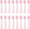 Replacement Toothbrush Heads Compatible for Rtauys M5 Electric Soft Brush Bristles Nozzle for Rays4-16Pcs(16PCS Pink)