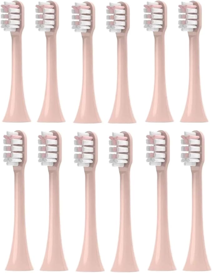 12PCS Replacement Brush Heads Compatible for V1/X1/X3/X5/X3U/X3PRO/v1/v2 Sonic Electric Toothbrush Soft(3pcs)
