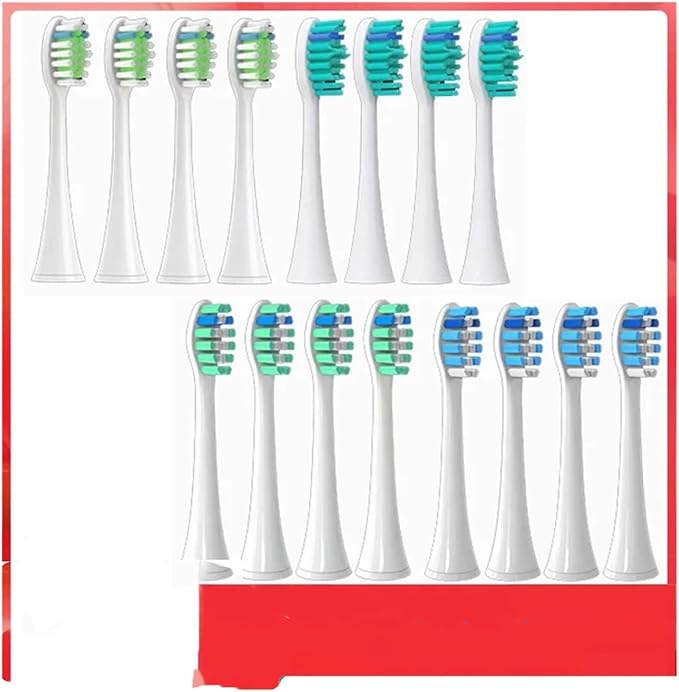 Compatible for Philips Sonicare Toothbrush Brush Head Replacement Heads HX3/HX6/HX9 Series HX3210/3211/6150/6500/6510/6530/9342/6730(4P3 4P4)