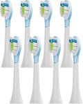 8Pcs Replacement Brush Heads Compatible for Philips HX6064 HX6930 HX6730 Sonic Electric Toothbrush Vacuum 4100 6500 6100 5300(PS Green)
