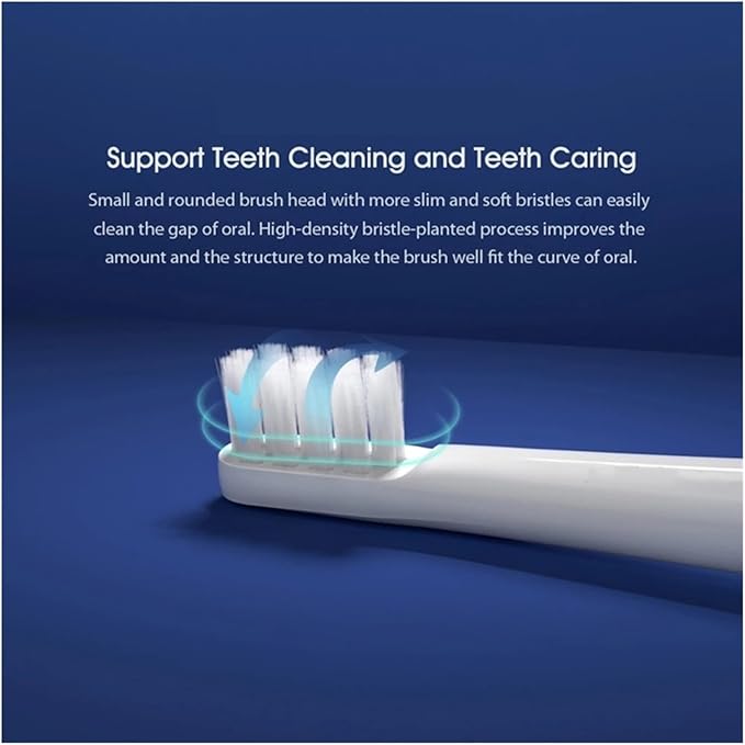 12pcs Toothbrush HeadsCompatible for T100 Replacement Toothbrushes(White)