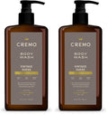 Cremo Rich-Lathering Vintage Suede Body Wash for MenA Vintage Suede with Notes of White Moss and Rich Amber32 Fl Oz(Pack of 2)